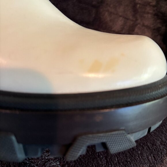 Rag & Bone Black and White Chelsea Boots - Picture 7 of 8